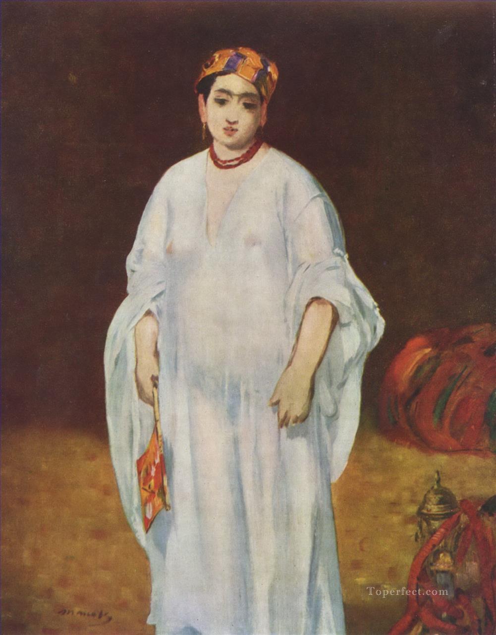 Young Woman in Oriental Garb Eduard Manet Oil Paintings